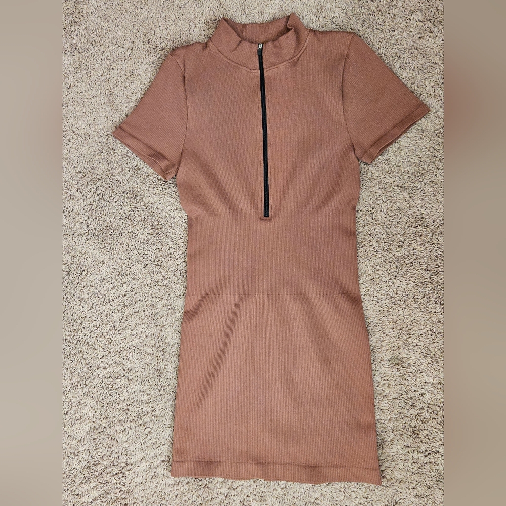 OQQ 2-Pack Dresses brand Elegant Brown and Black